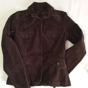 Sisley Brown Corduroy Blazer